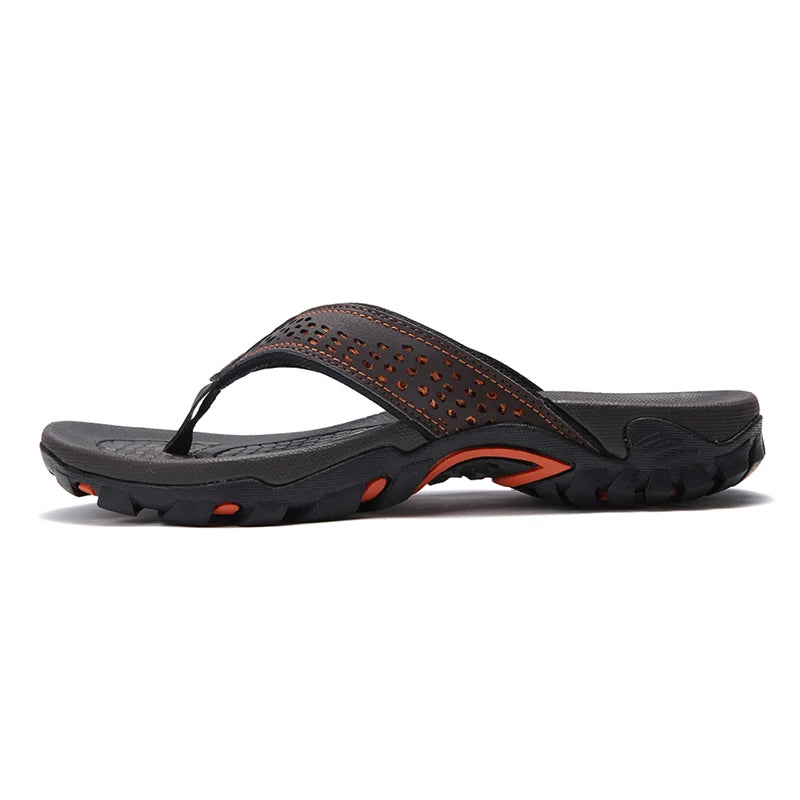 Men's Flip Flops Outdoor Casual Flat Beach Shoes