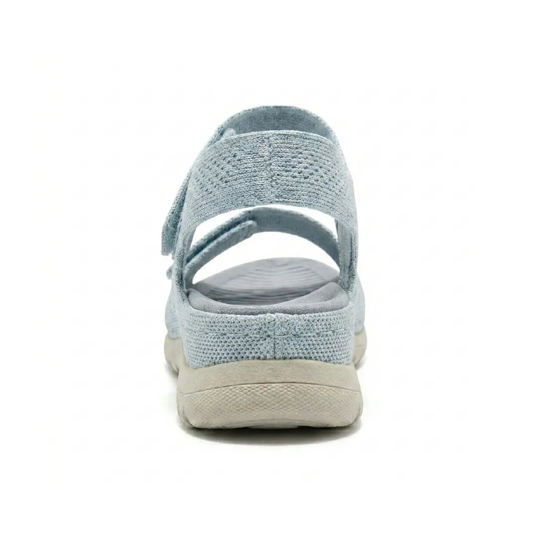 Sandales orthopédiques pour femmes à double bride en maille