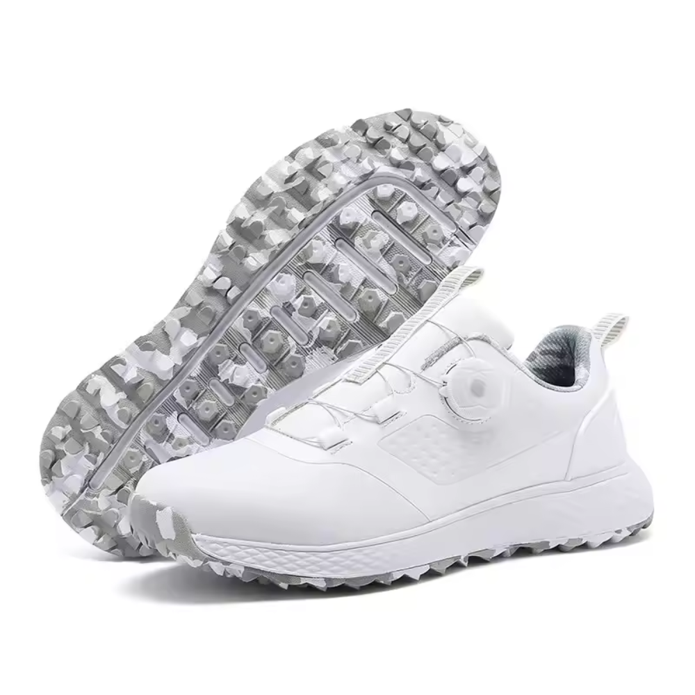 Men Golf Shoes Water Resistant Low Top Trainers