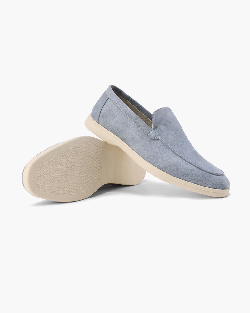 Mocassins pour homme en daim confortables, sans lacets – semelle légère, faciles à porter au quotidien