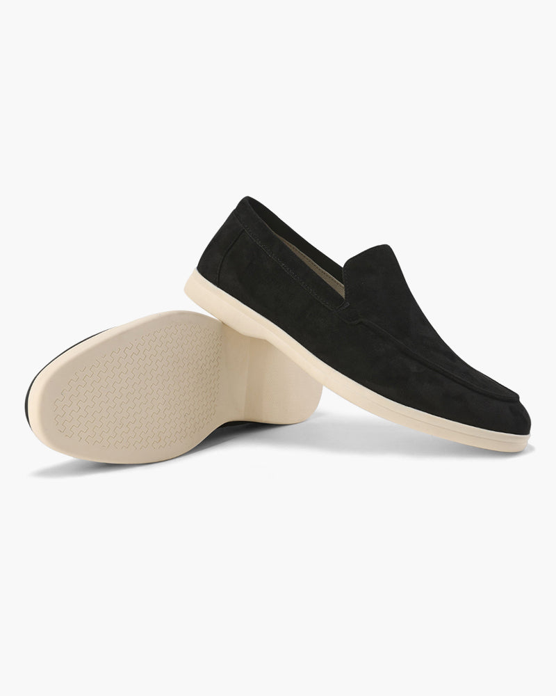 Mocassins pour homme en daim confortables, sans lacets – semelle légère, faciles à porter au quotidien