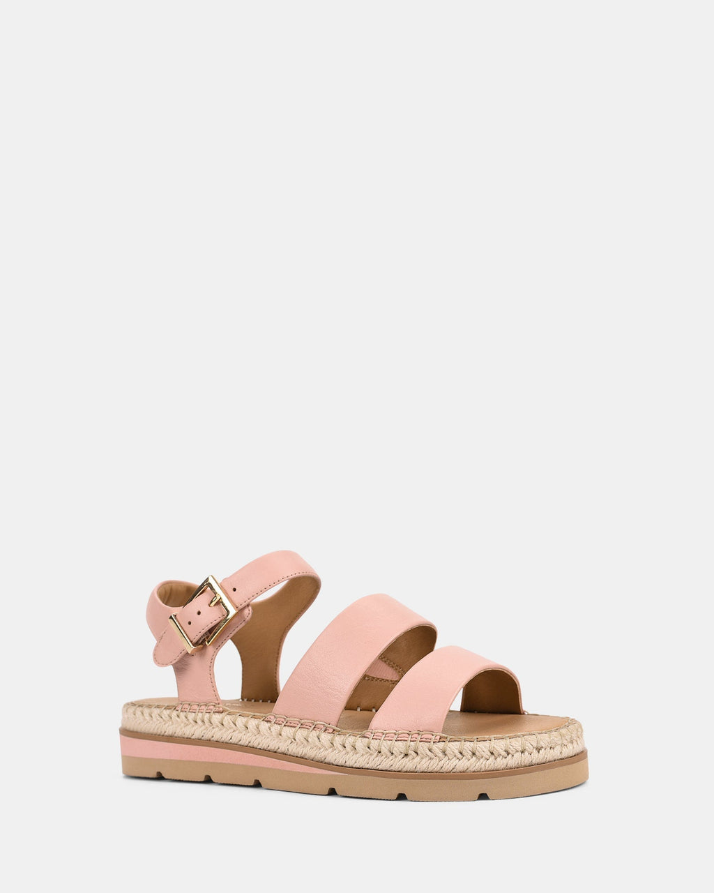 Sandalias de plataforma para mujer con pulsera en el tobillo estilo alpargata