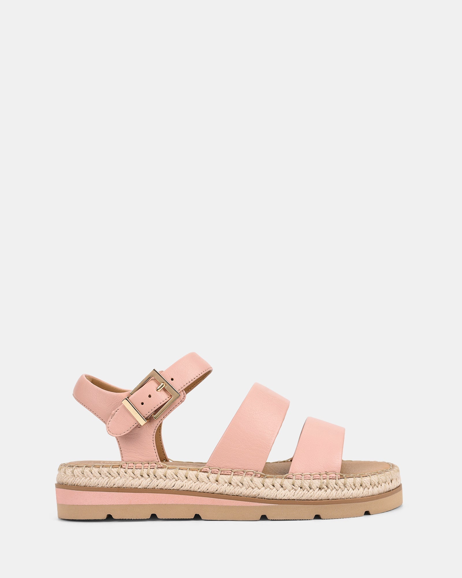 Sandalias de plataforma para mujer con pulsera en el tobillo estilo alpargata