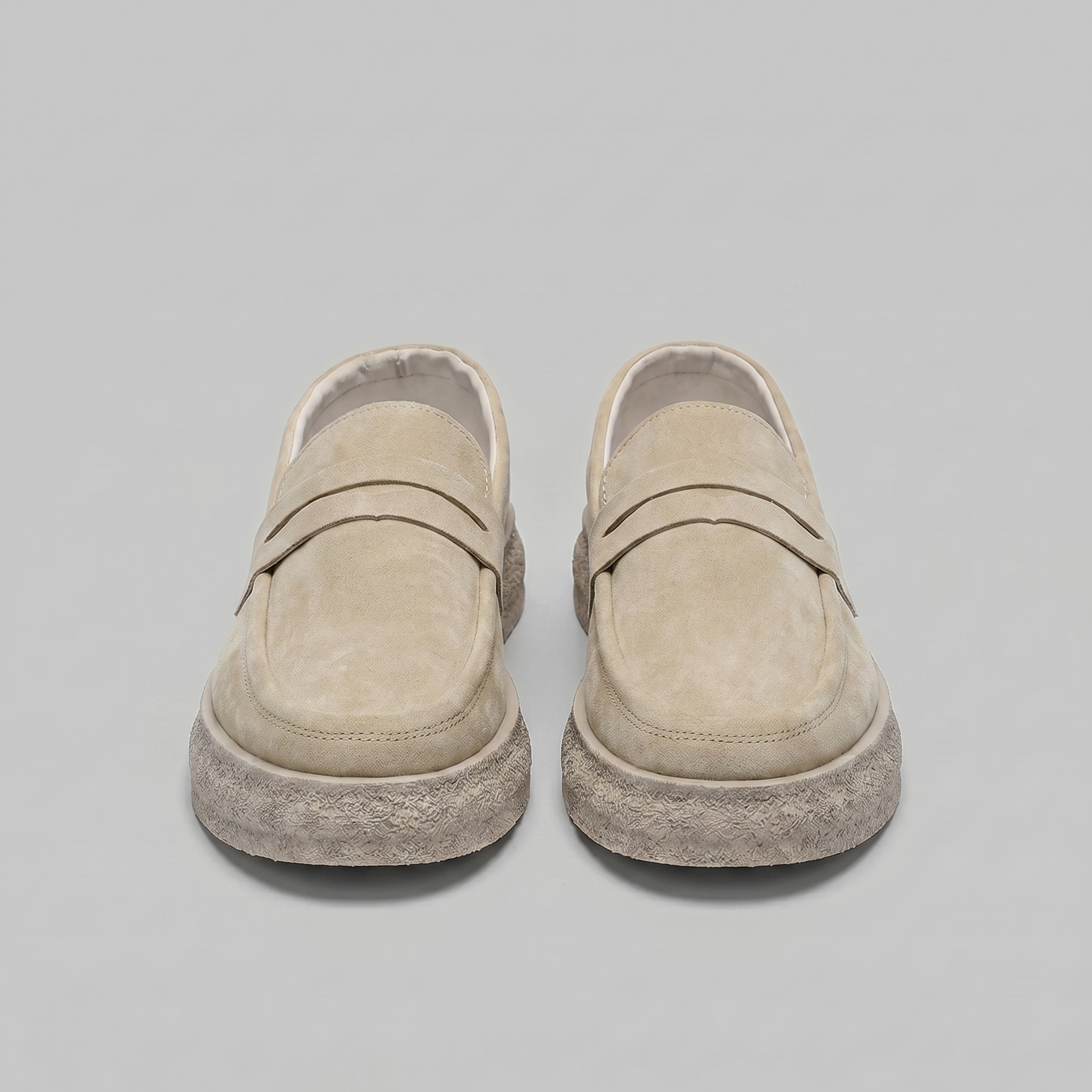 Men's Slip-On Loafers Comfortable Thick Sole Lightweight Shoes
