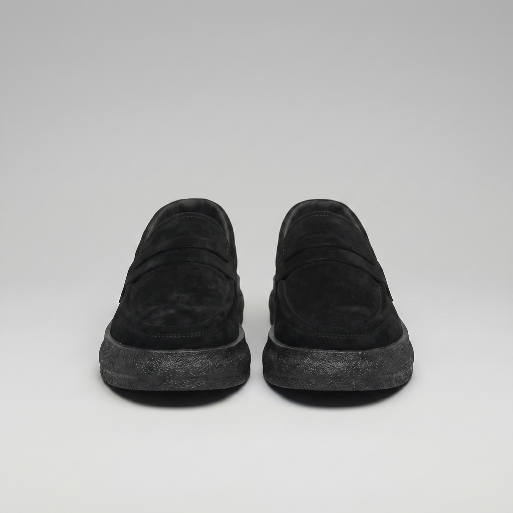 Men's Slip-On Loafers Comfortable Thick Sole Lightweight Shoes