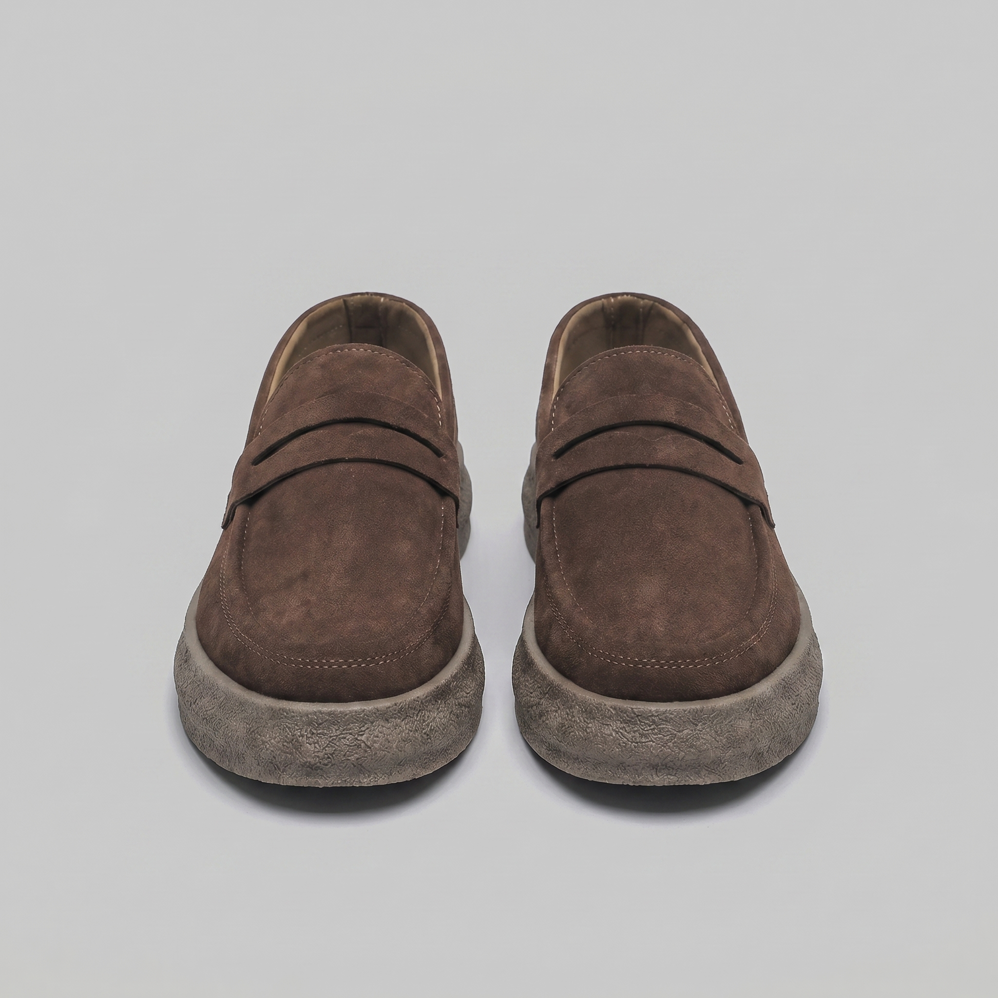 Men's Slip-On Loafers Comfortable Thick Sole Lightweight Shoes