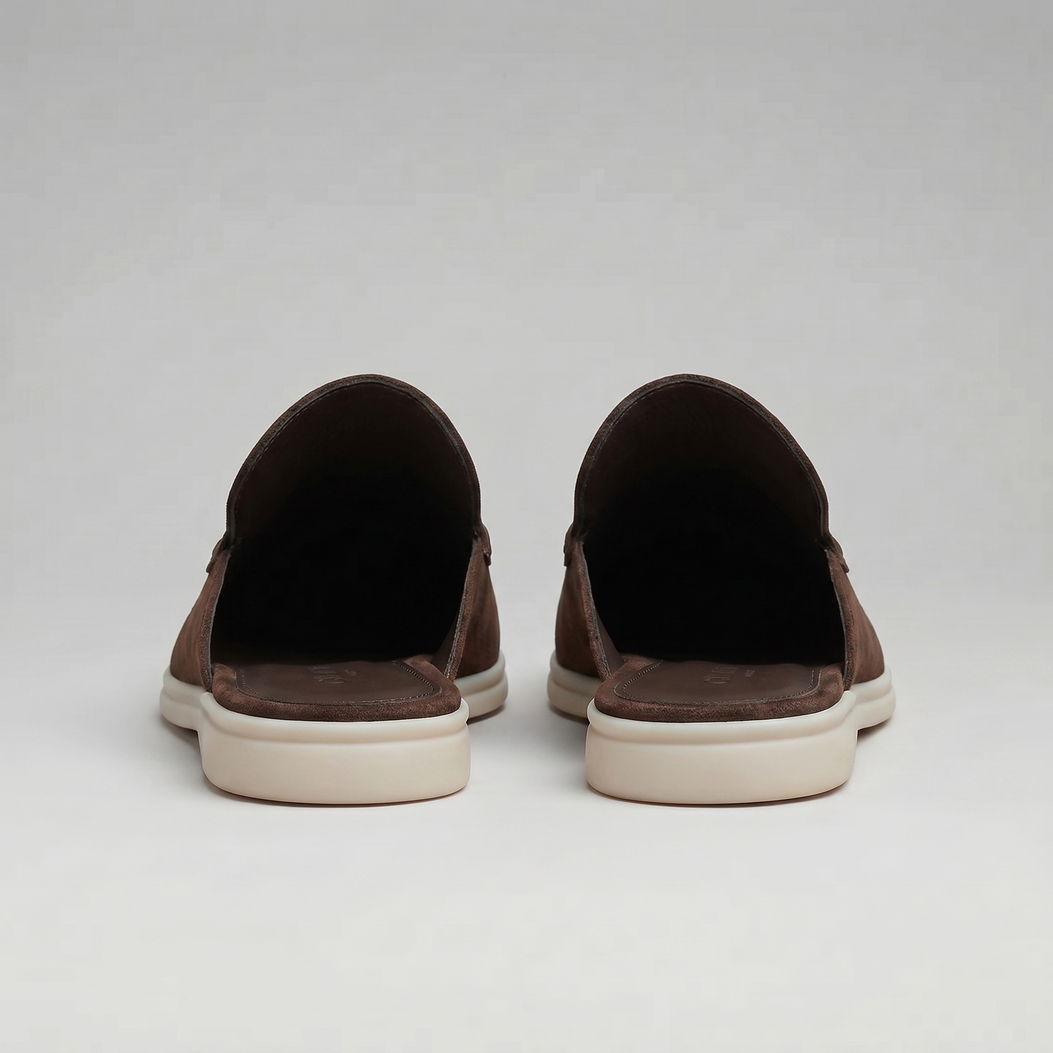 Men's Loafer Mules Suede Slip-On Backless Shoes