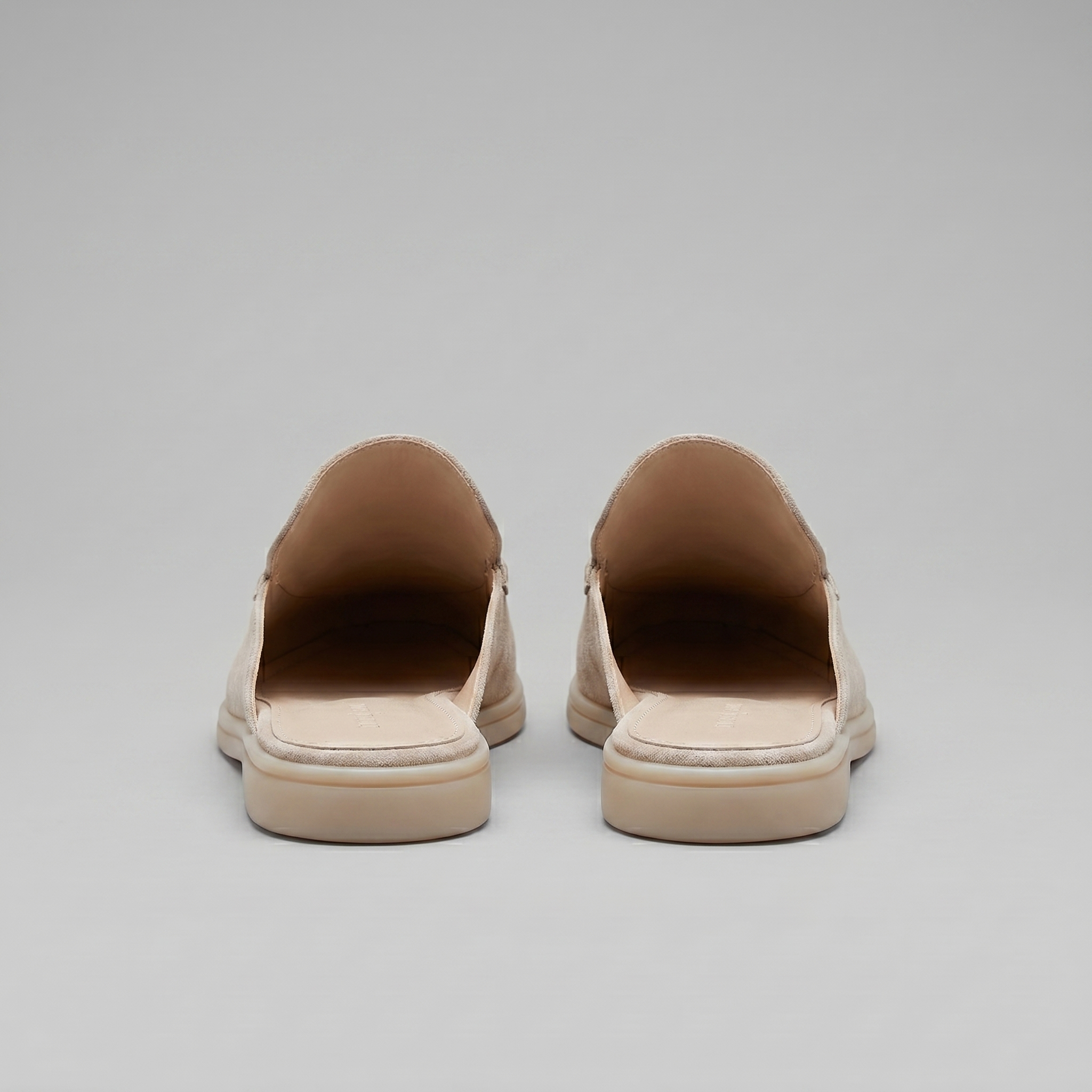 Men's Loafer Mules Suede Slip-On Backless Shoes