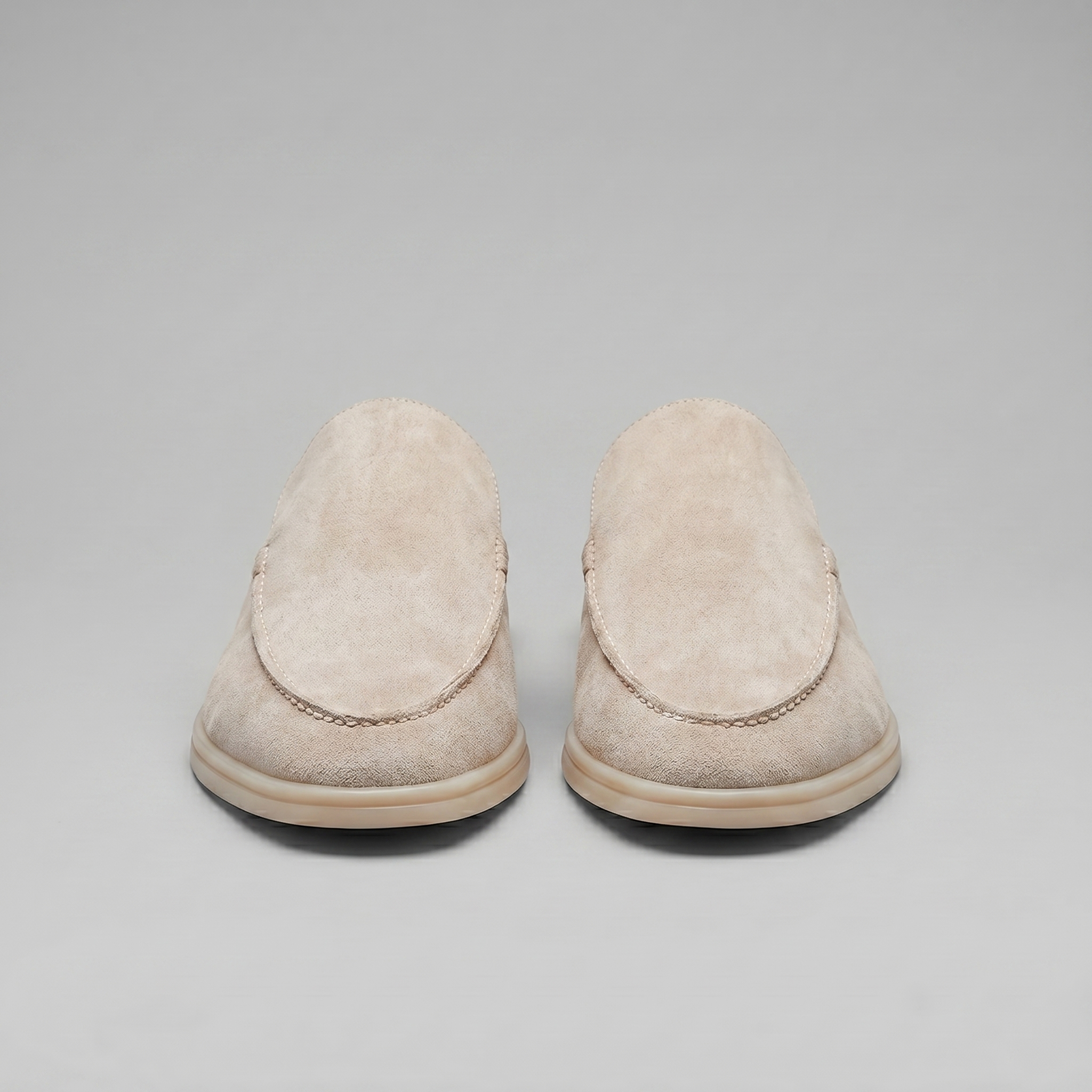 Men's Loafer Mules Suede Slip-On Backless Shoes