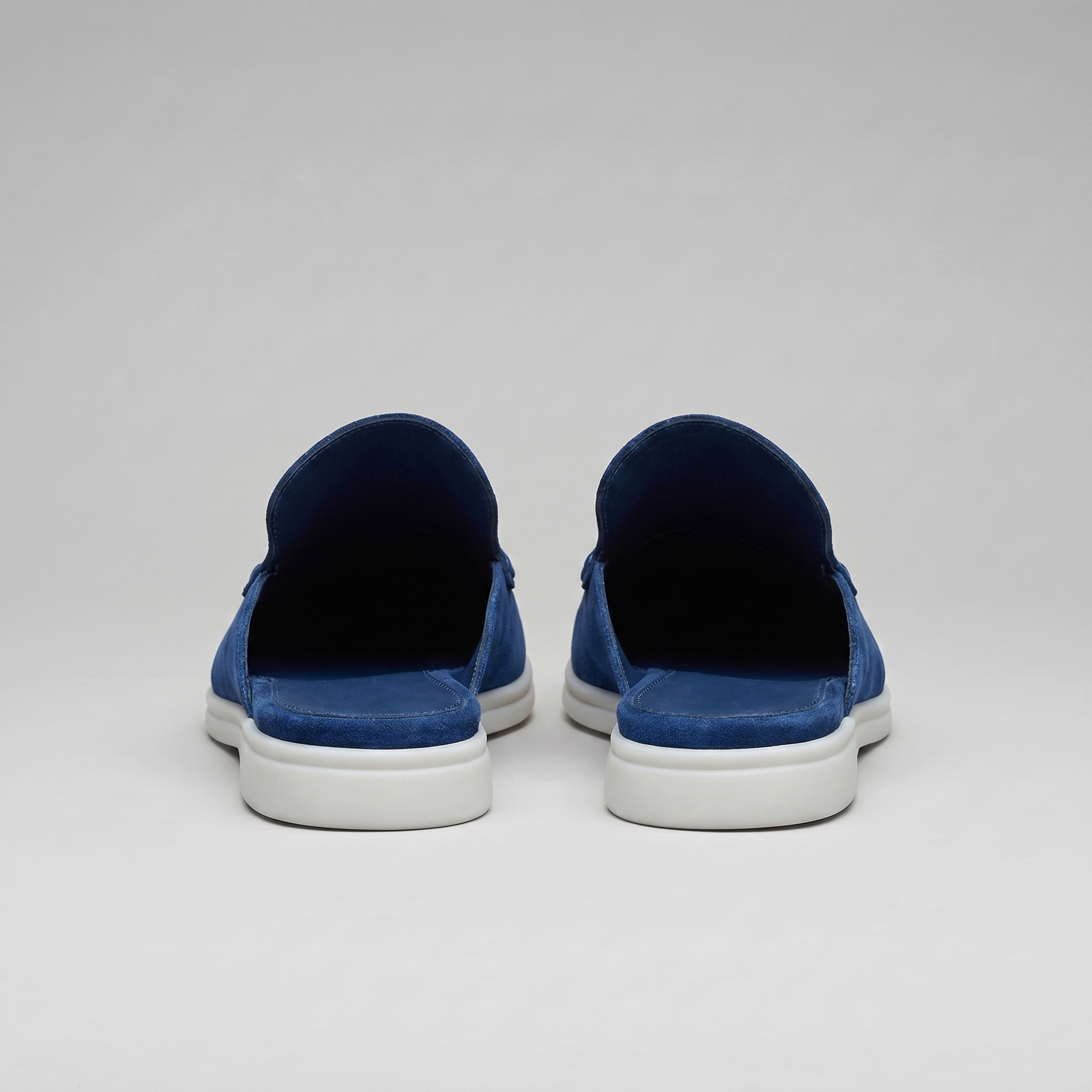 Men's Loafer Mules Suede Slip-On Backless Shoes