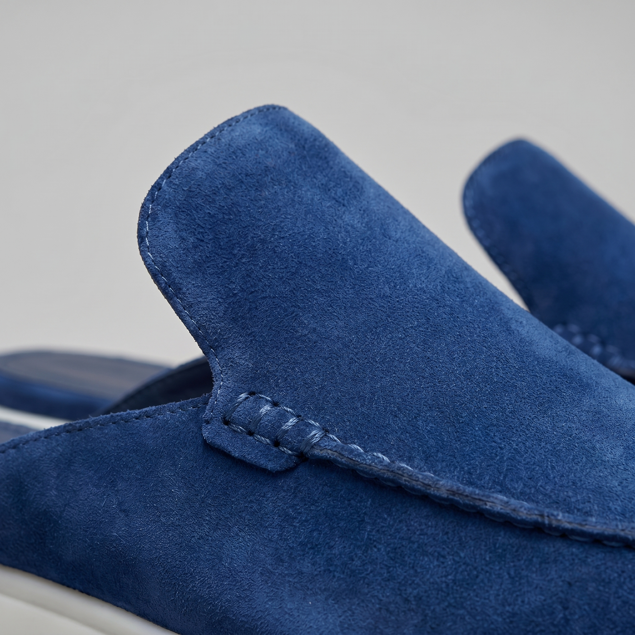 Men's Loafer Mules Suede Slip-On Backless Shoes