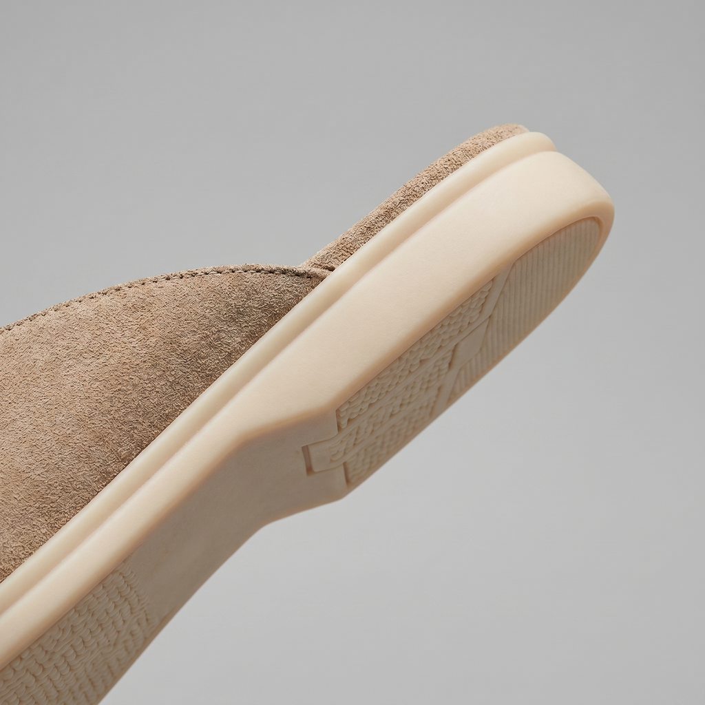 Men's Loafer Mules Suede Slip-On Backless Shoes