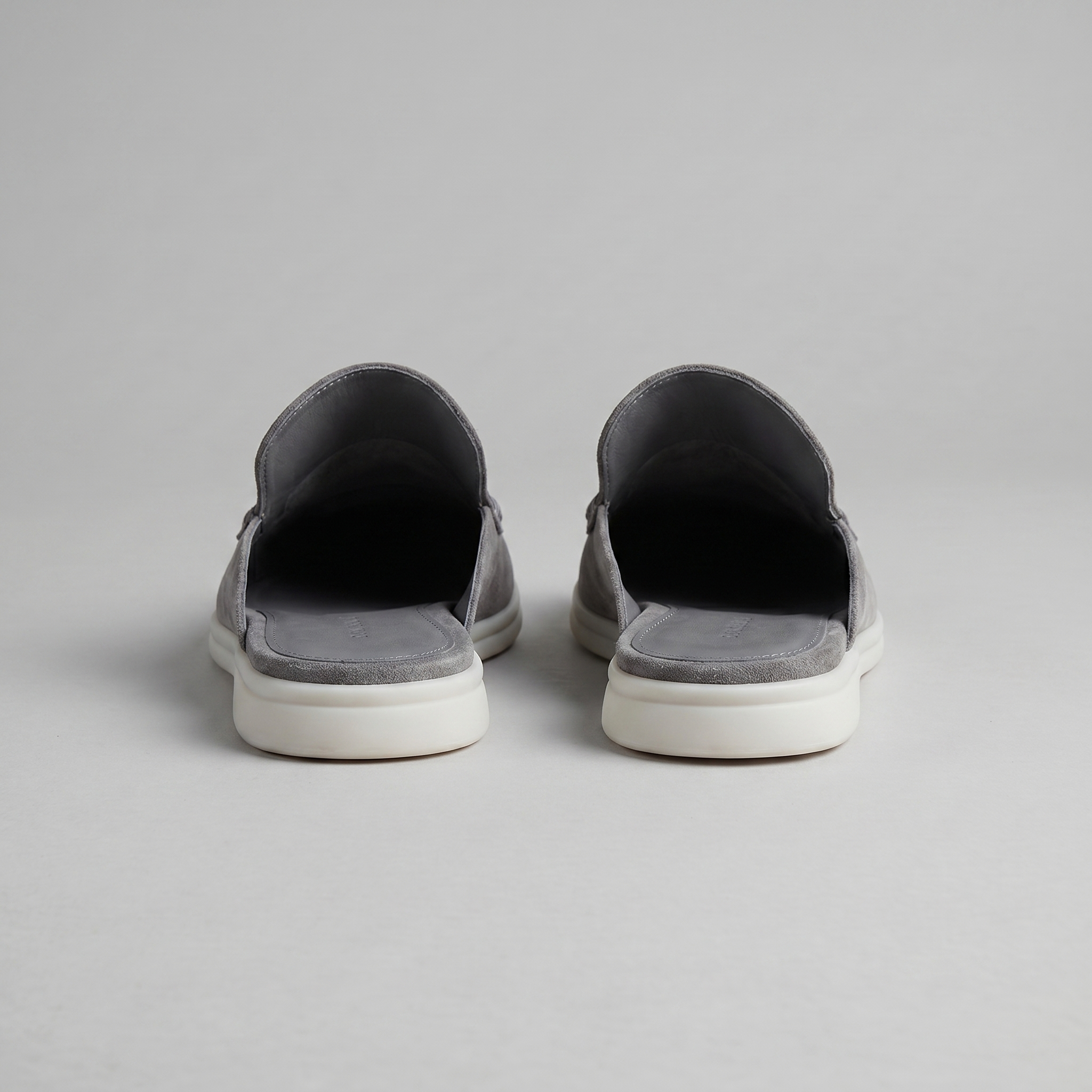 Men's Loafer Mules Suede Slip-On Backless Shoes