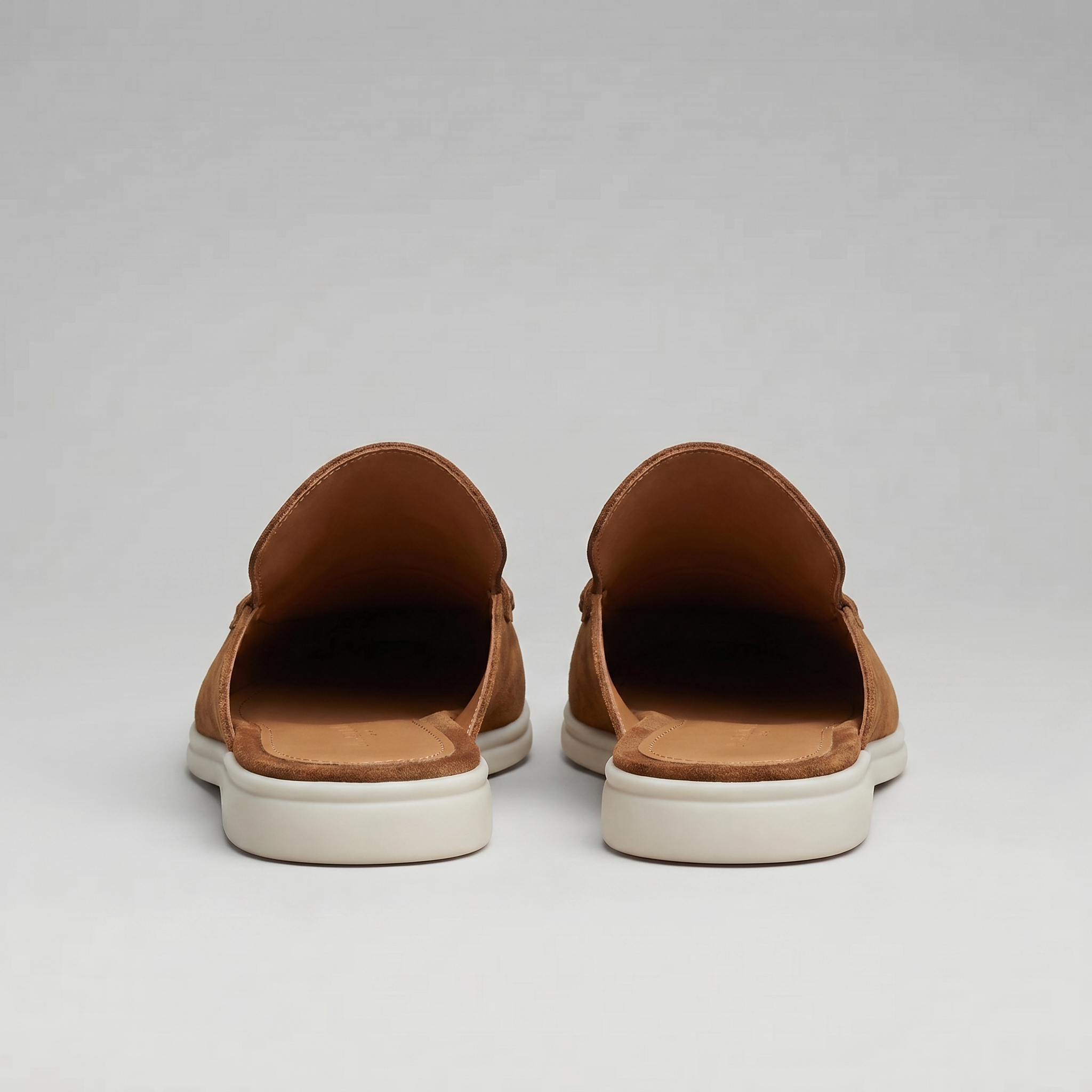 Men's Loafer Mules Suede Slip-On Backless Shoes