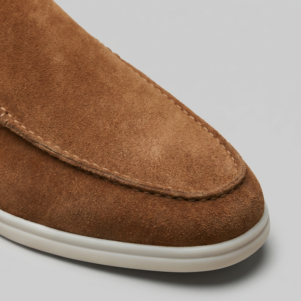 Men's Loafer Mules Suede Slip-On Backless Shoes