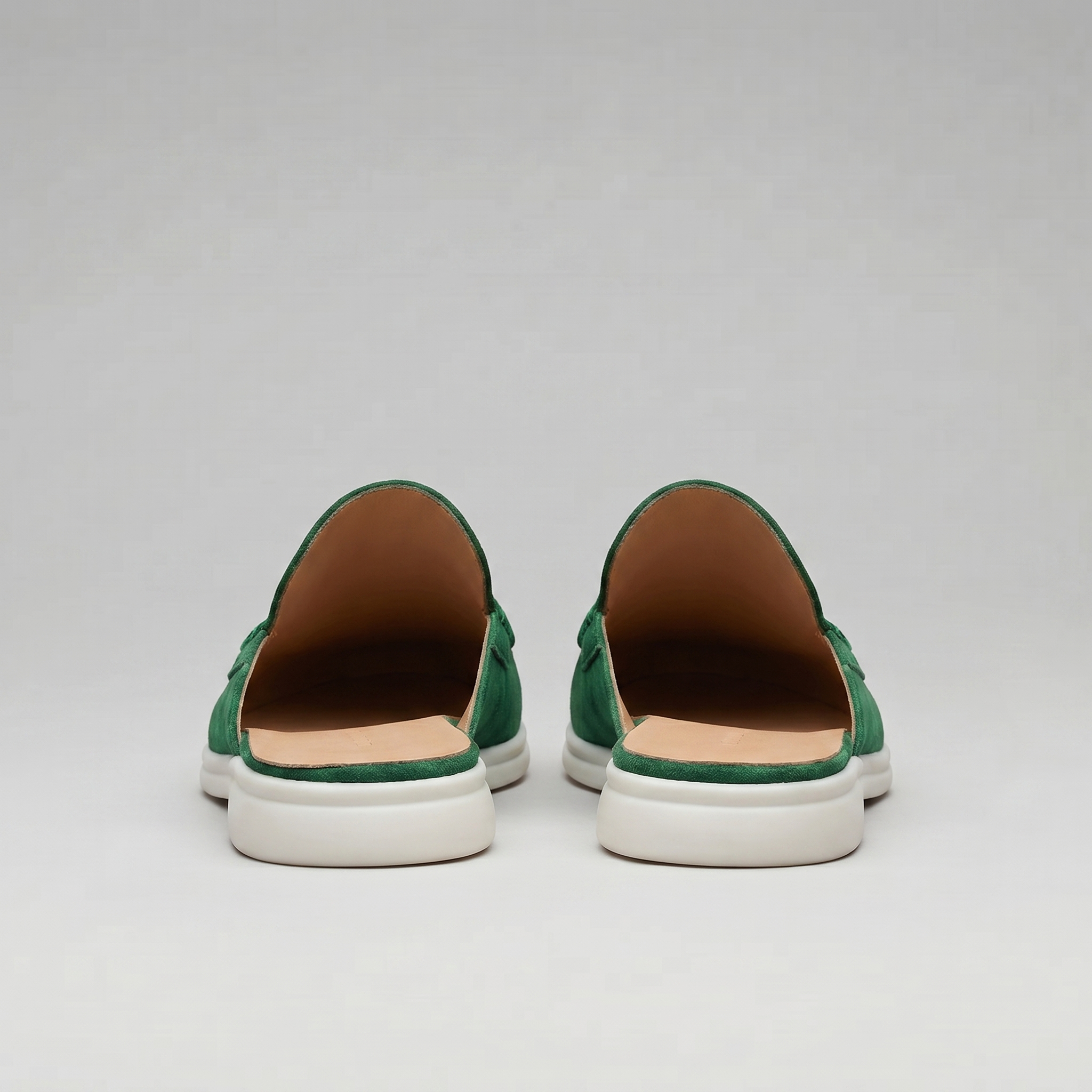 Men's Loafer Mules Suede Slip-On Backless Shoes