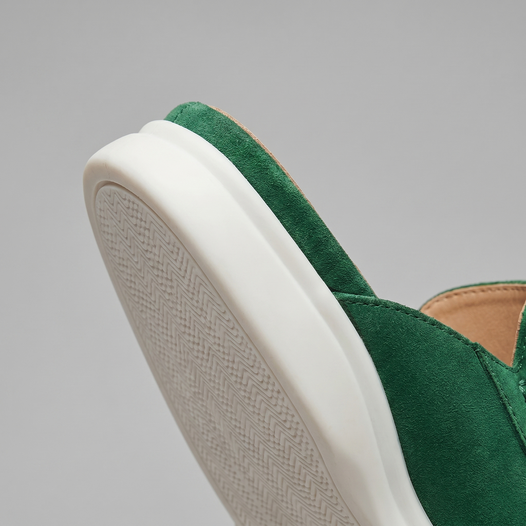 Men's Loafer Mules Suede Slip-On Backless Shoes