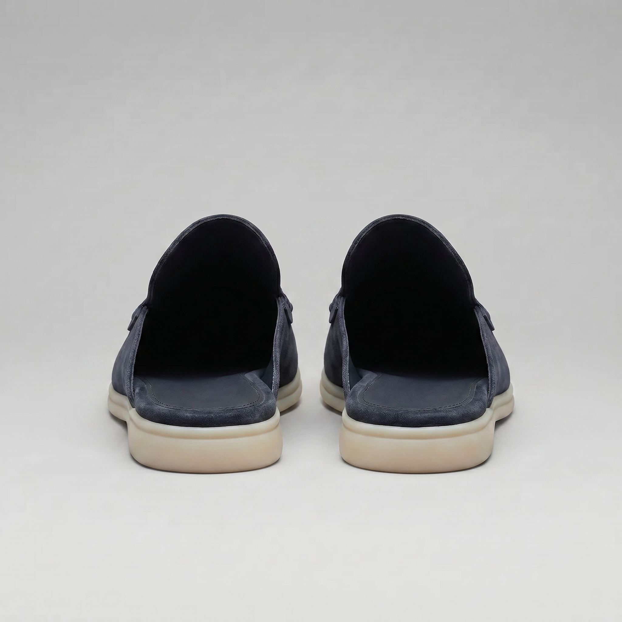 Men's Loafer Mules Suede Slip-On Backless Shoes