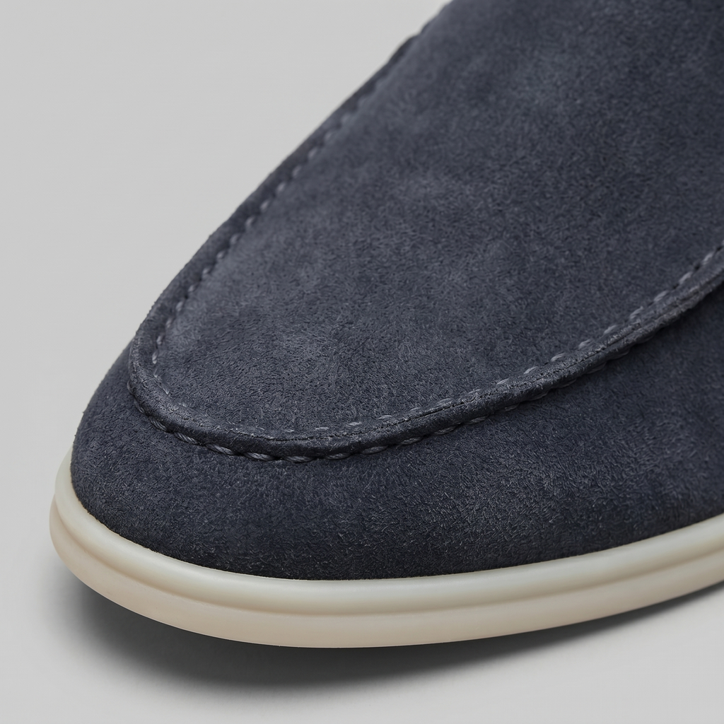 Men's Loafer Mules Suede Slip-On Backless Shoes