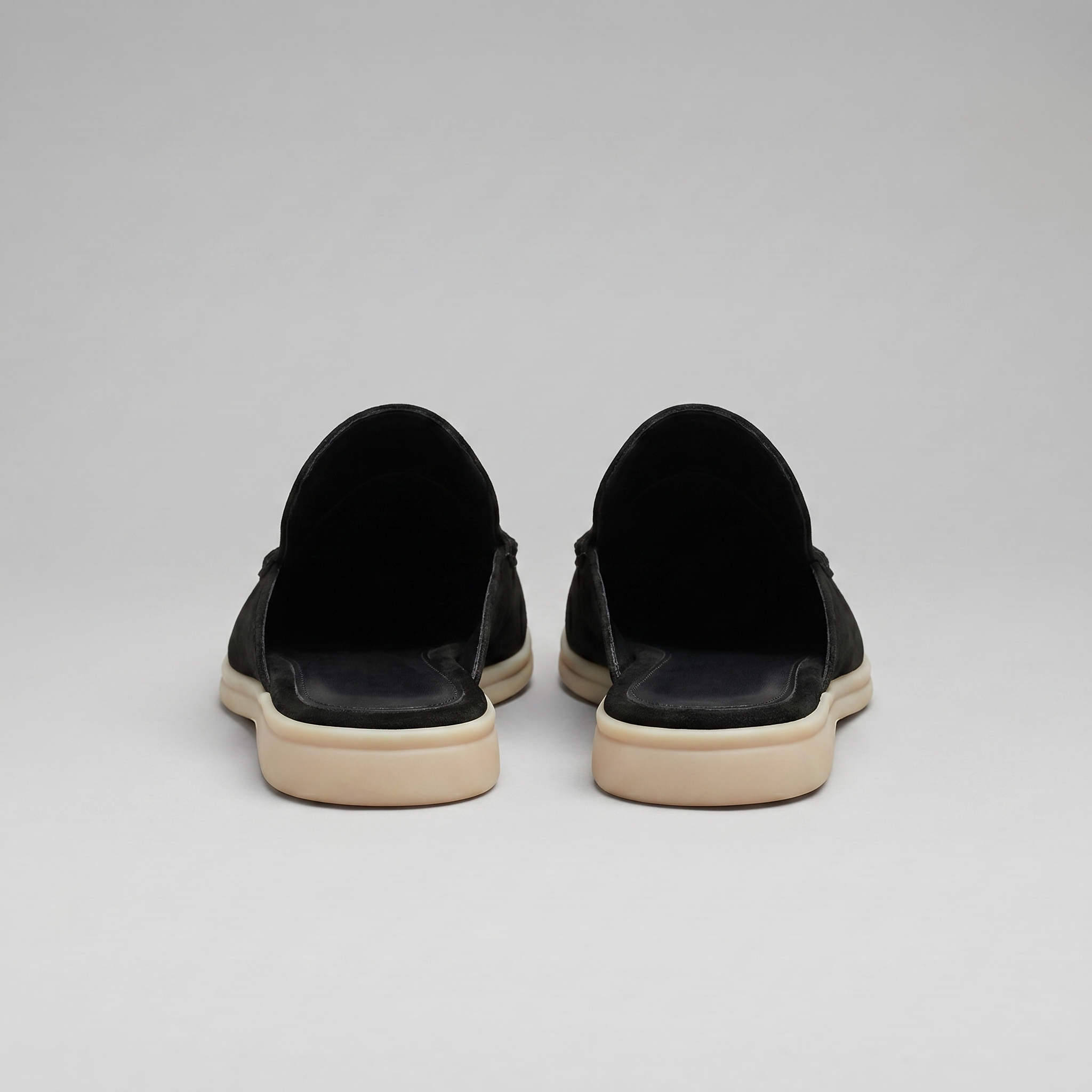 Men's Loafer Mules Suede Slip-On Backless Shoes