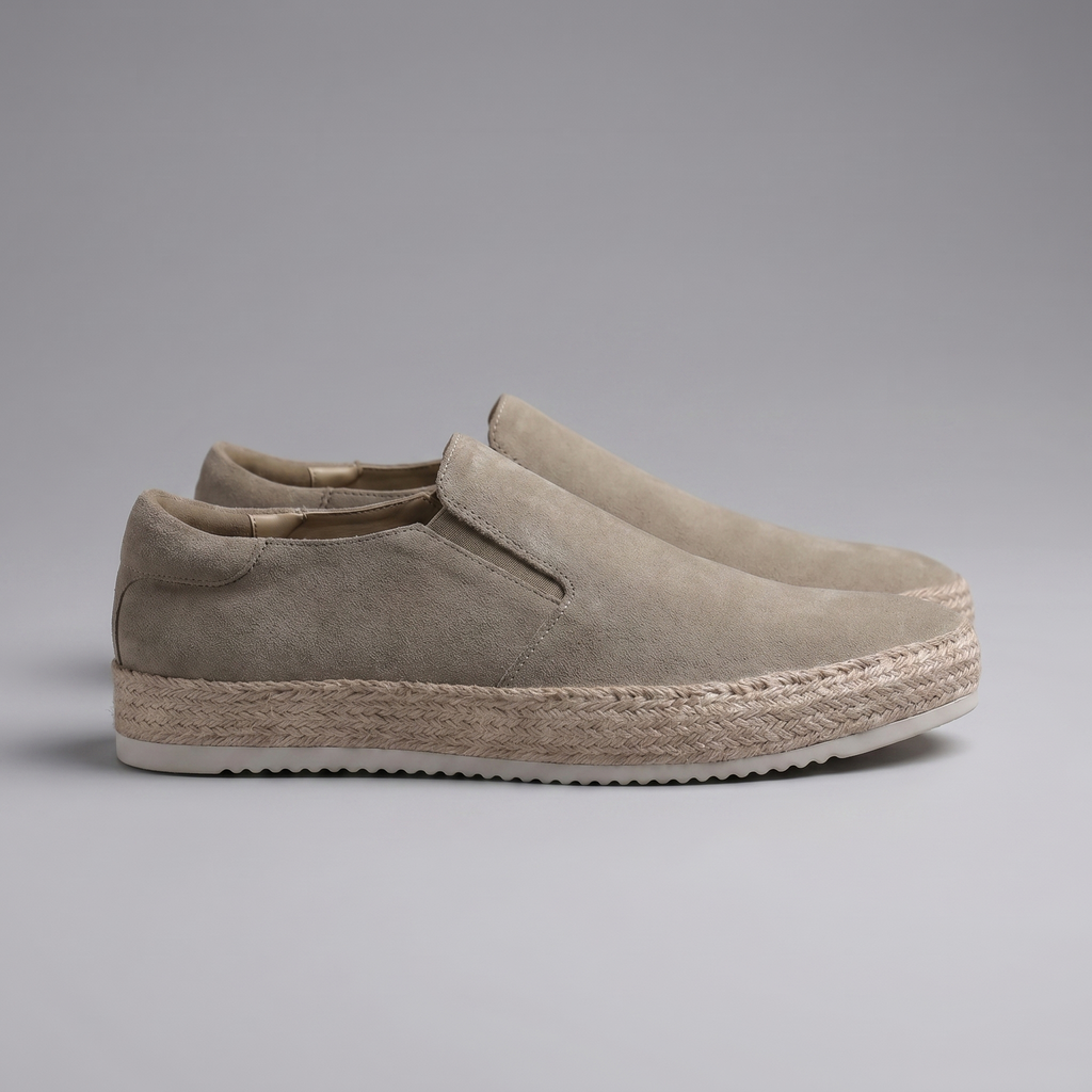 Men's Loafers Suede Slip-On Beach Casual Shoes