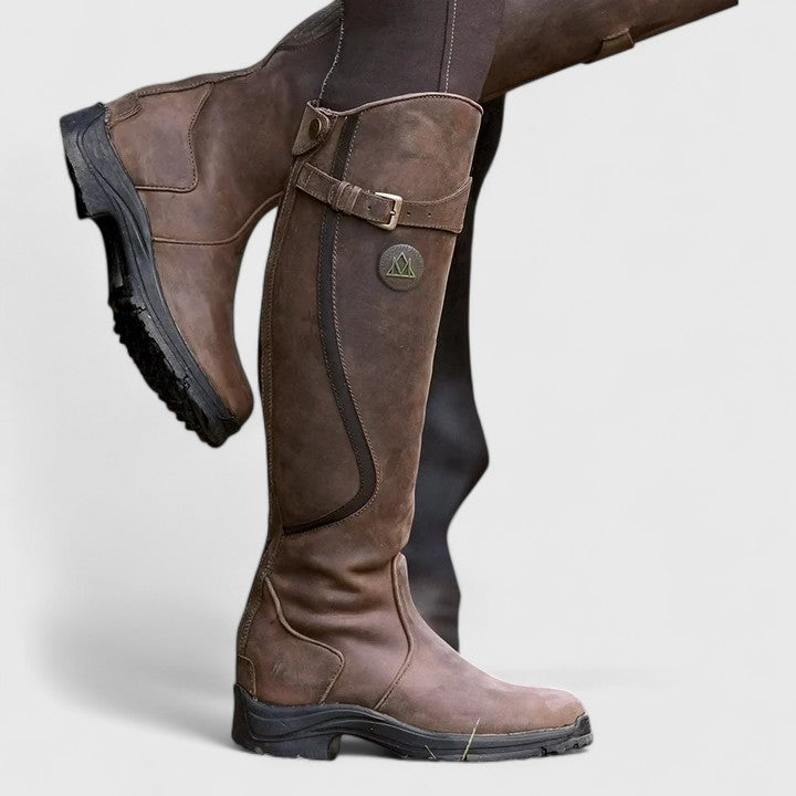 Bottes confortables de soutien pour femmes – Boucle latérale, semelle antidérapante