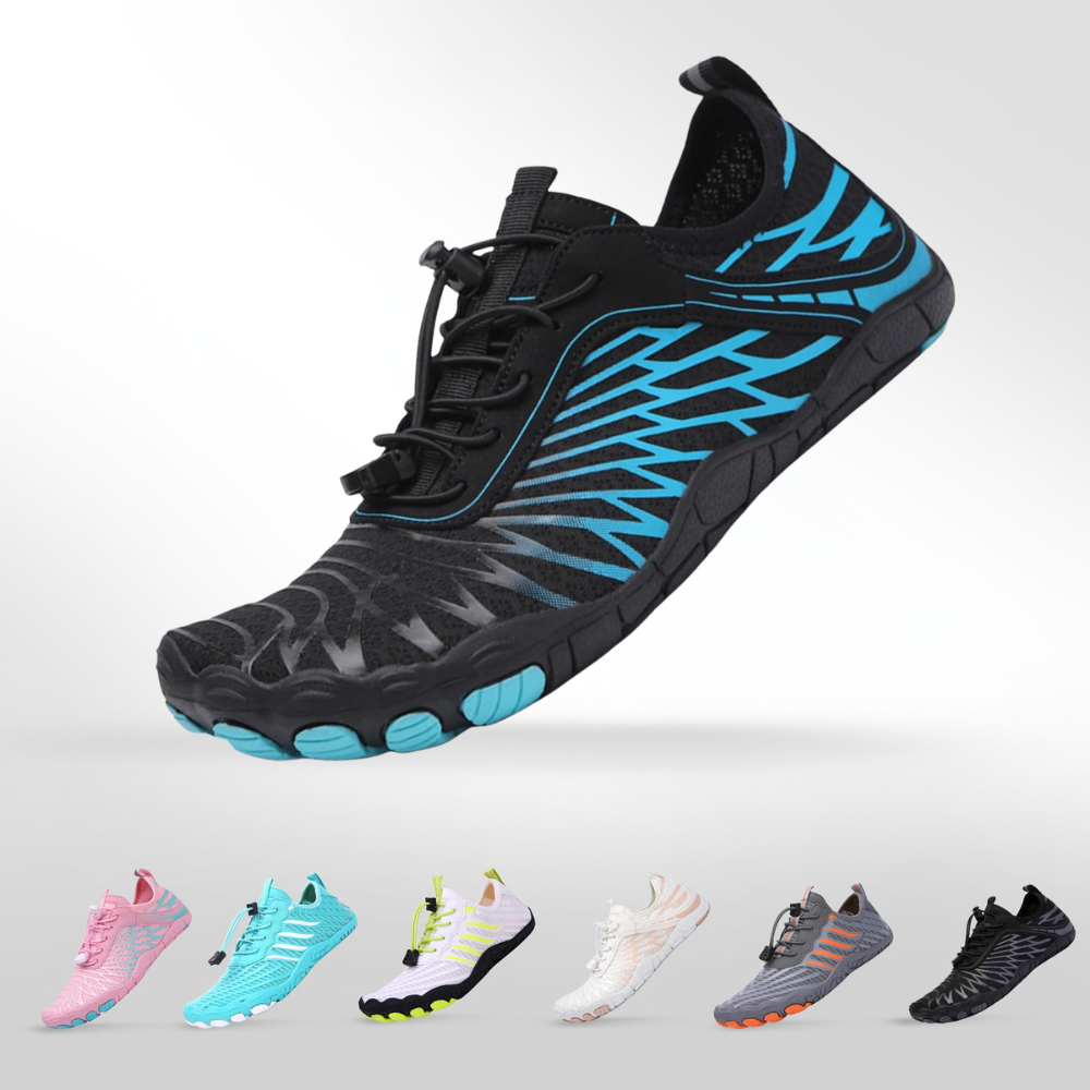 Unisex barfotaskor halkfria minimalistiska trailsneakers