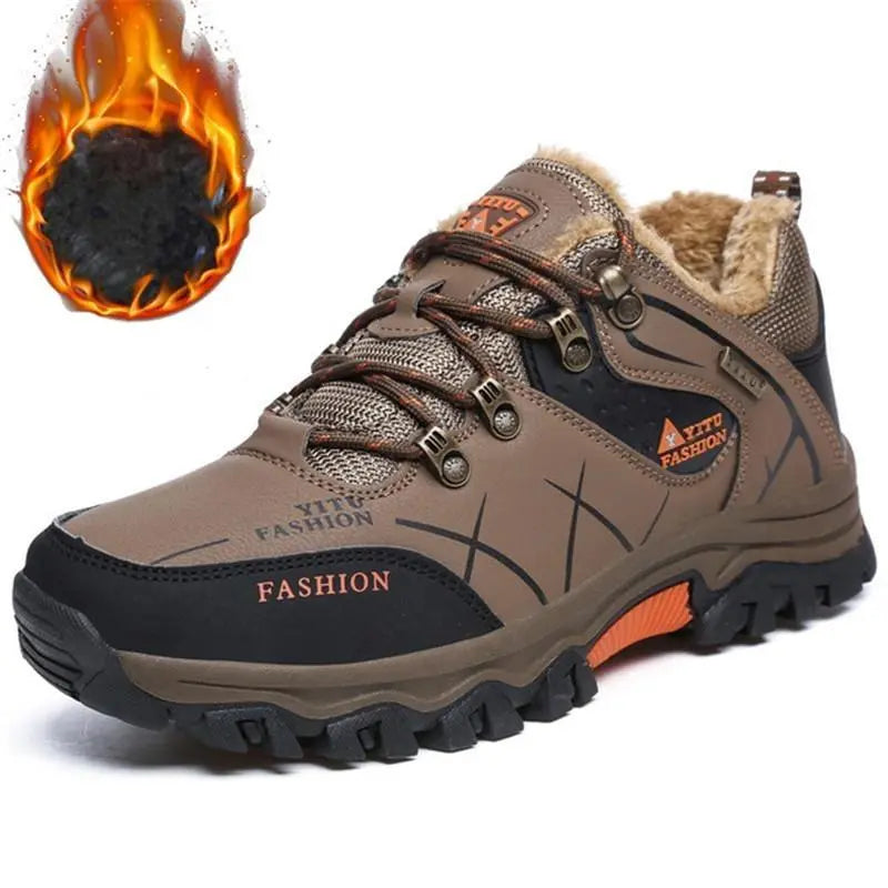 Zapatillas de senderismo para hombre antideslizantes, duraderas y con cordones para exteriores