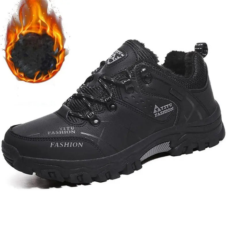 Zapatillas de senderismo para hombre antideslizantes, duraderas y con cordones para exteriores