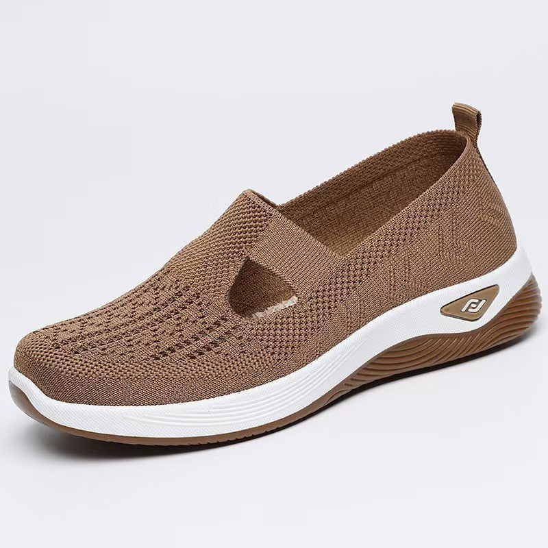 Gå-sko med fleksibelt slip-on design