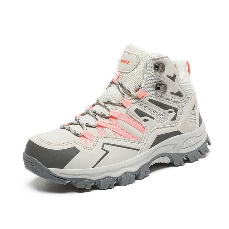 Chaussures de randonnée pour hommes en cuir imperméables pour trekking en plein air