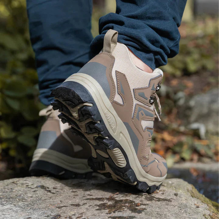 Chaussures de randonnée pour hommes en cuir imperméables pour trekking en plein air