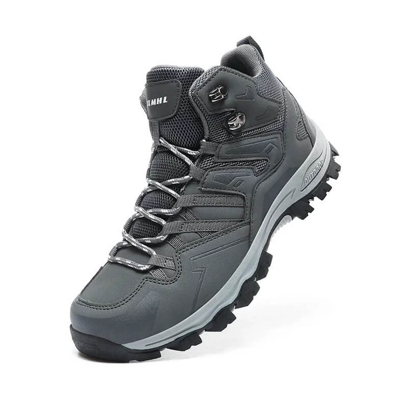 Chaussures de randonnée pour hommes en cuir imperméables pour trekking en plein air
