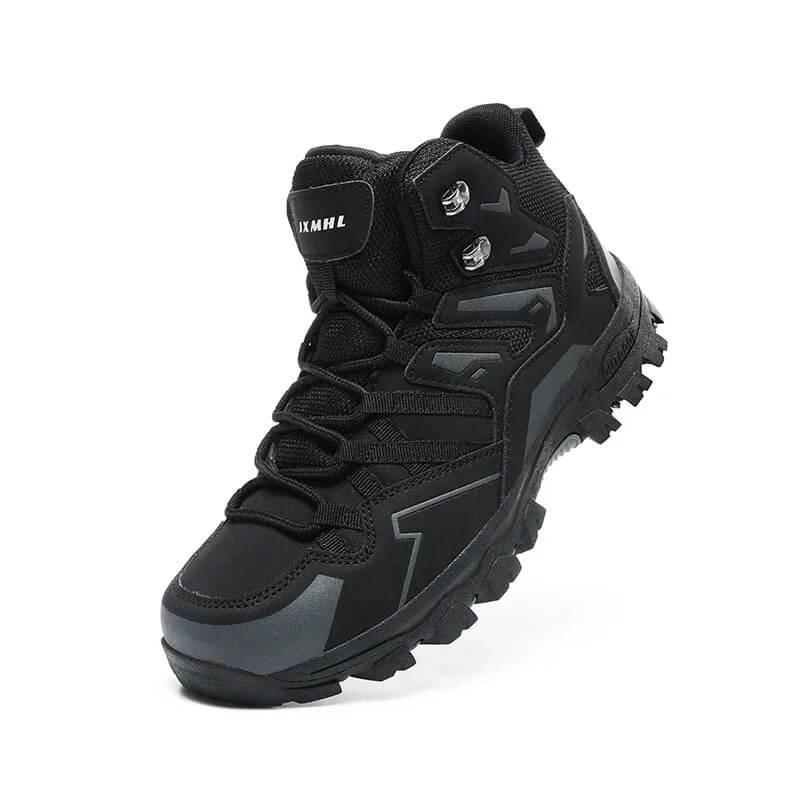 Chaussures de randonnée pour hommes en cuir imperméables pour trekking en plein air