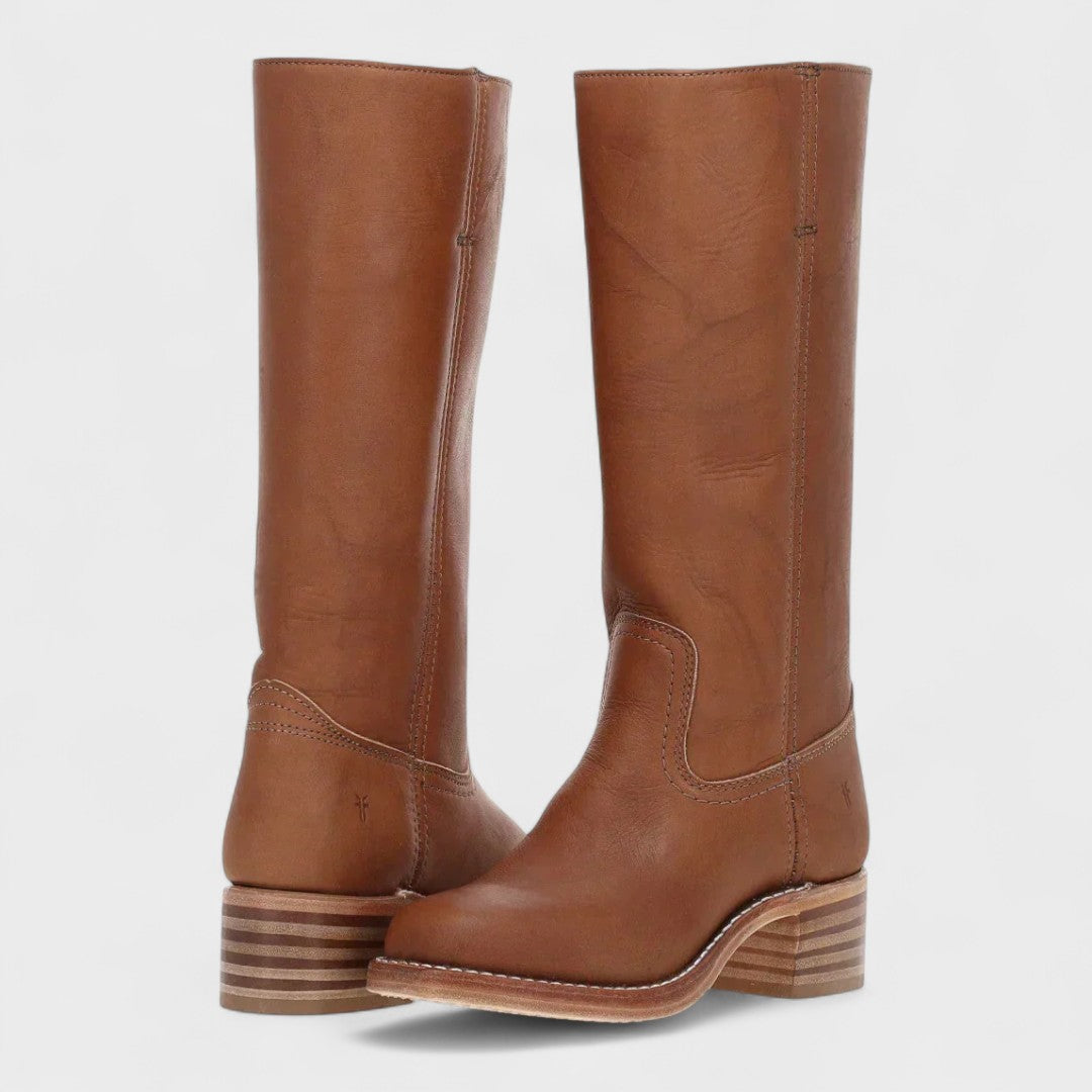 Women's Comfort Western Cowboy Boots – Break-In Free Fit, Stitched Detail