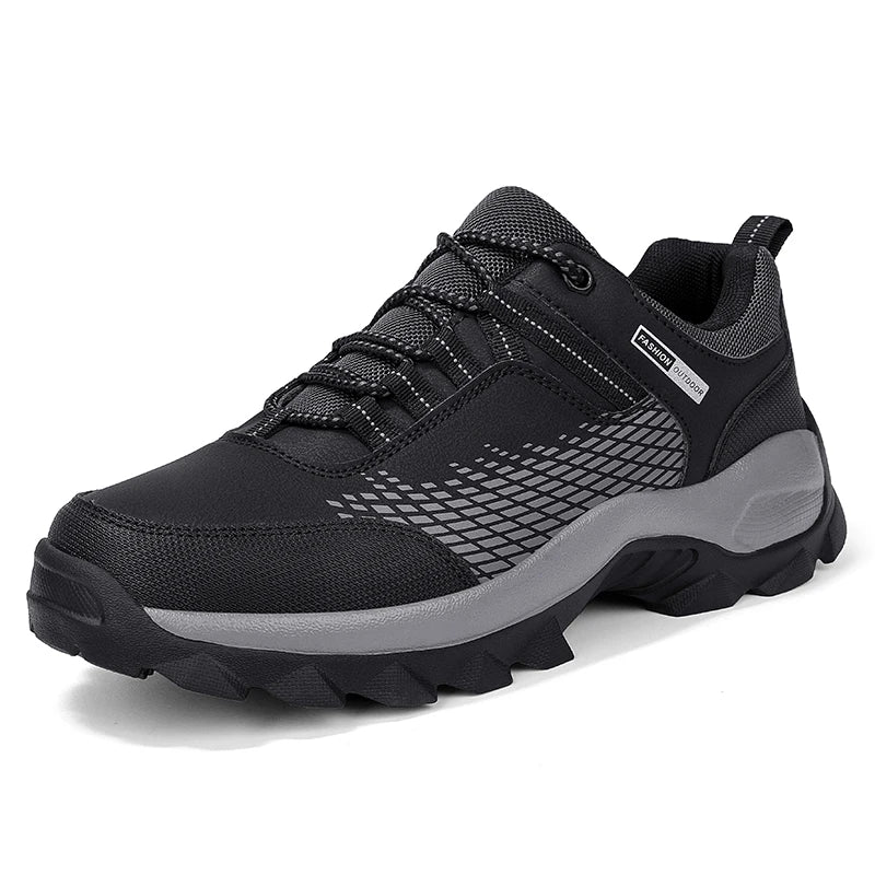 Zapatillas de senderismo para hombre de microfibra, bajas y para trail