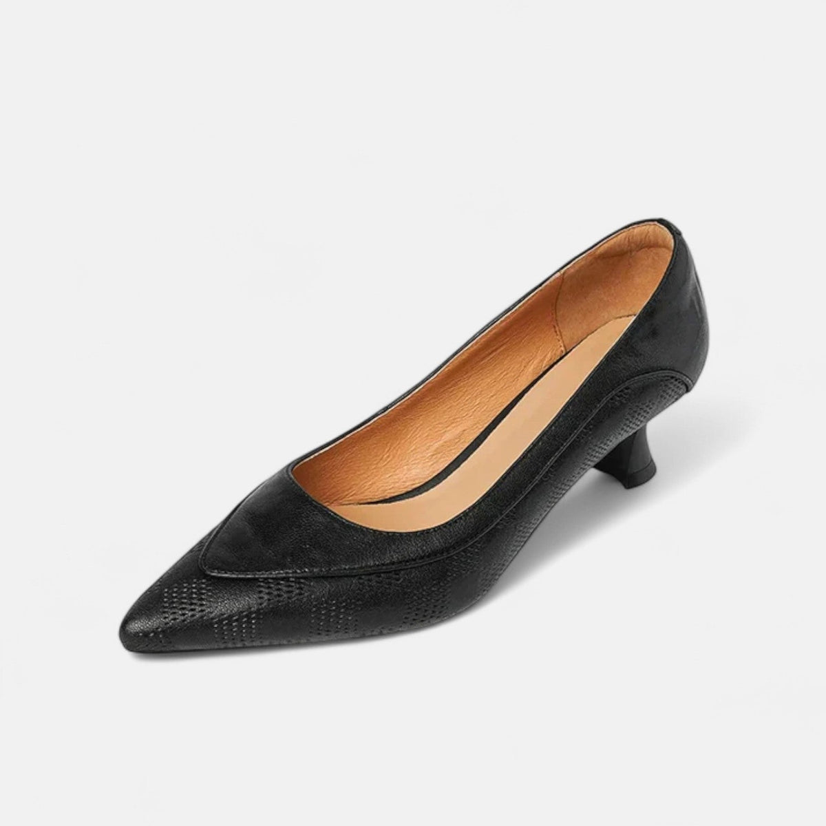 Pantofi de damă cu toc kitten, vârf ascuțit, pentru rochie