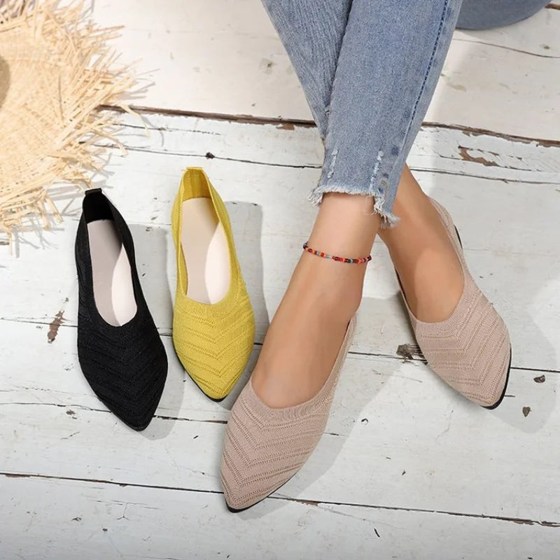 Women's Loafers Pointed Toe Casual Ballet Flats