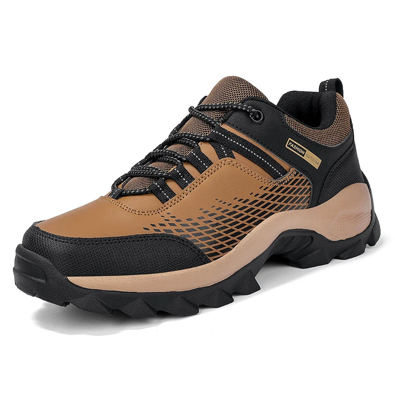 Zapatillas de senderismo para hombre de microfibra, bajas y para trail