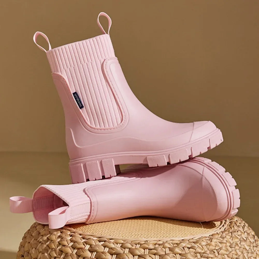 Stivaletti Chelsea da donna antiscivolo e impermeabili – soletta in EVA, chiusura senza lacci