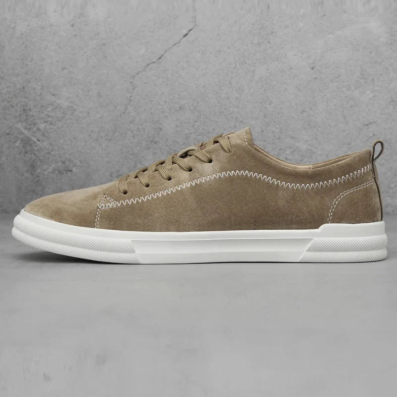 Sneakers da uomo in vera pelle e confortevoli – soletta ammortizzata, suola esterna resistente