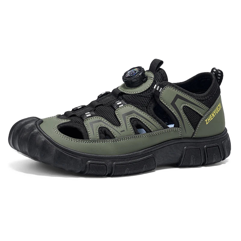 Men's Sandals Casual PU Leather Outdoor Beach Shoes