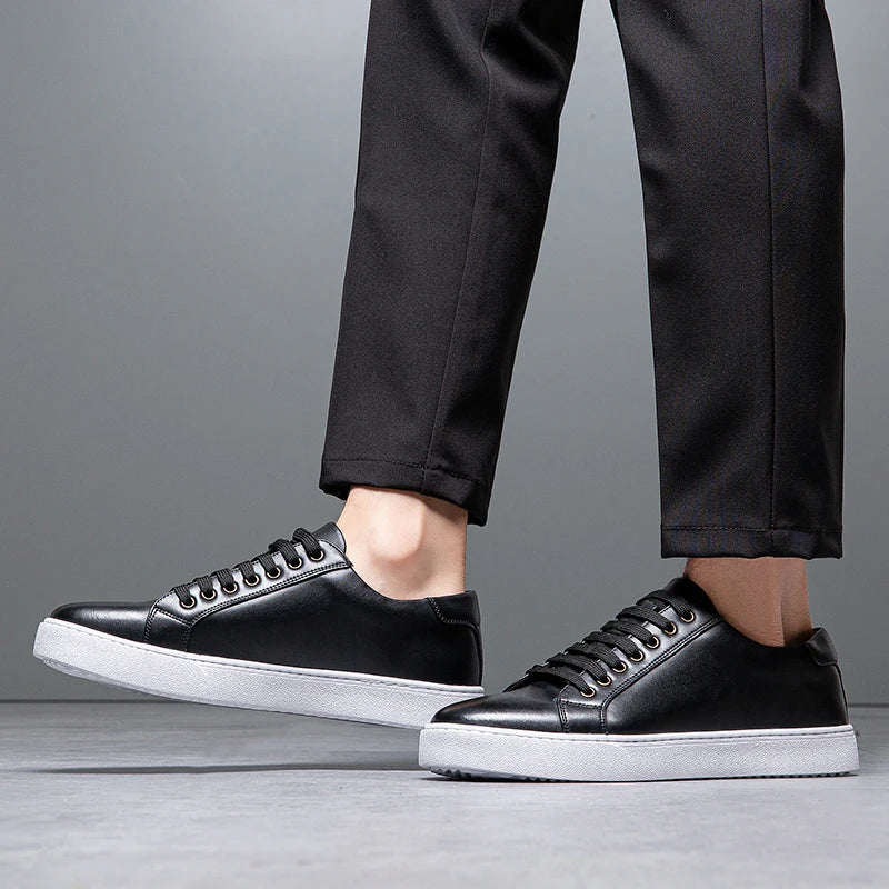 Scarpe da uomo comode in vera pelle – soletta ammortizzata, stile classico