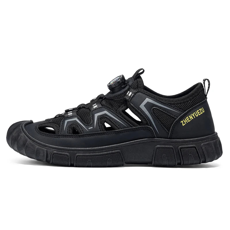 Men's Sandals Casual PU Leather Outdoor Beach Shoes