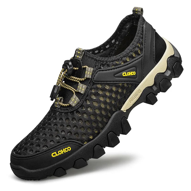 Men's Sandals Breathable Mesh Elastic Band Shoes