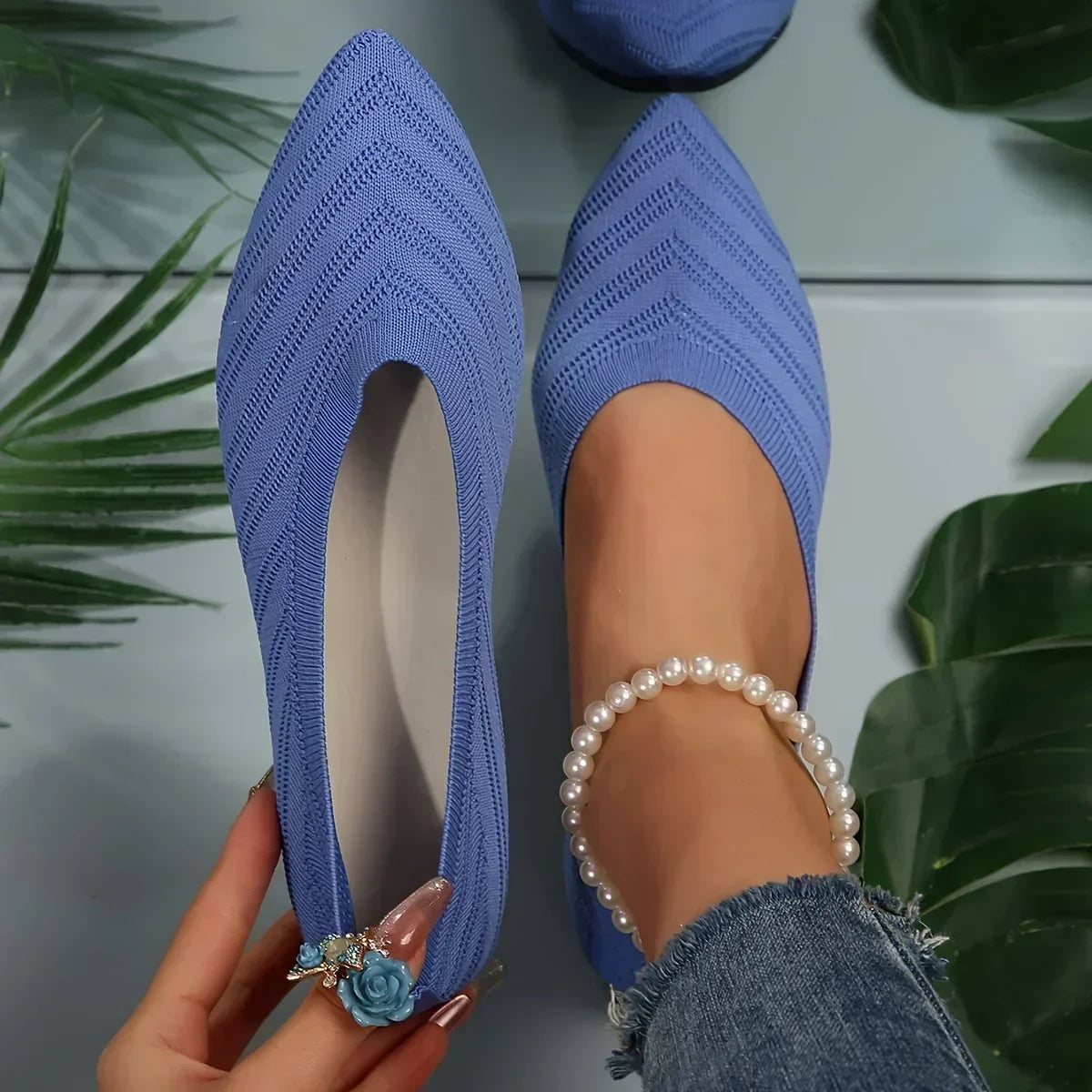 Women's Loafers Pointed Toe Casual Ballet Flats