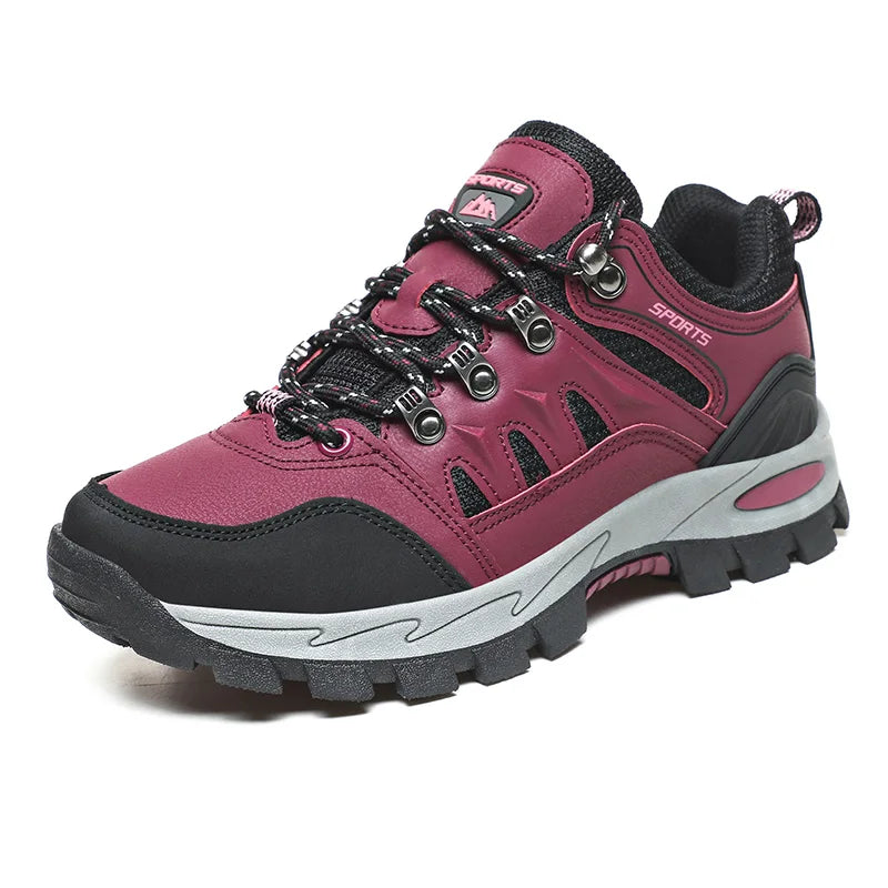 Men's Non-Slip Waterproof Hiking Shoes – Genuine Leather Upper, EVA Insole