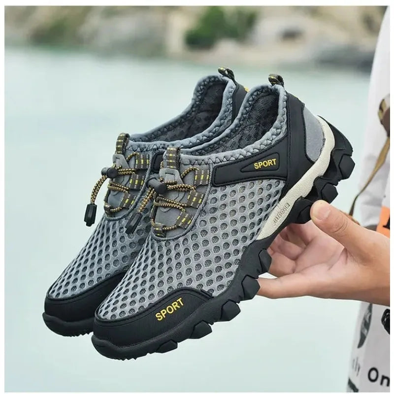 Unisex Hiking Shoess Breathable Mesh Trail Sneakers