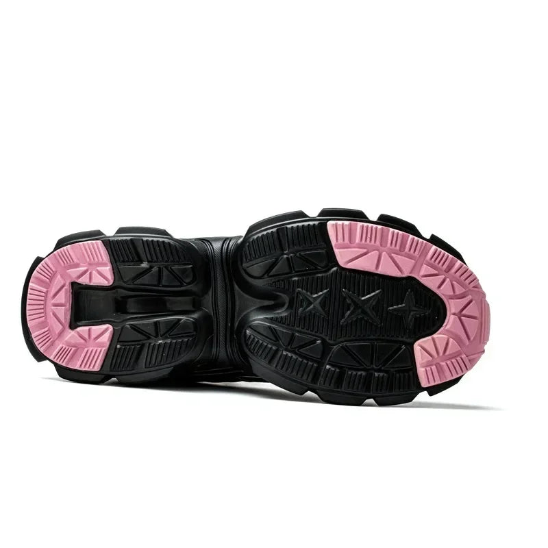 Scarpe antinfortunistiche da donna con punta in acciaio antiscivolo – Design antiurto e antiperforazione