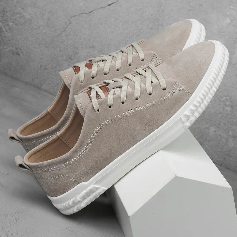 Sneakers da uomo in vera pelle e confortevoli – soletta ammortizzata, suola esterna resistente